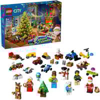 LEGO City Julekalender 2025, Bygge legetøj Byggesæt, 5 År, Plast, 186 stk, 349 g