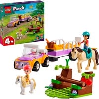 LEGO Friends Heste- og ponytrailer, Bygge legetøj Byggesæt, 4 År, Plast, 105 stk, 248 g