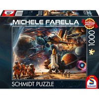 Schmidt Spiele Michele Farella: Fascination for rumfart - Rejse til fjerne galakser, Puslespil 