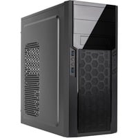 SilverStone PS13 Mini Tower Sort, Towerkabinet Sort, Mini Tower, PC, Sort, ATX, micro ATX, Plast, Stål, Hjemme/kontor