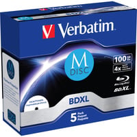 Verbatim 43834 blank Blu-ray disk BDXL 100 GB 5 stk, Blu-ray-diske 100 GB, BDXL, Smykkeskrin, 5 stk