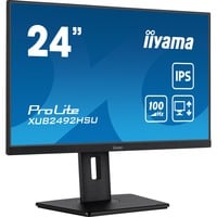 iiyama XUB2492HSU-B6 computerskærm 60,5 cm (23.8") 1920 x 1080 pixel Fuld HD LED Sort, LED-skærm Sort (mat), 60,5 cm (23.8"), 1920 x 1080 pixel, Fuld HD, LED, 0,4 ms, Sort