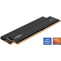 Crucial DIMM 32 GB DDR5-6000 (2x), Hukommelse Sort