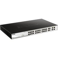 D-Link DGS-1210-28MP/E netværksswitch Administreret L2 Gigabit Ethernet (10/100/1000) Strøm over Ethernet (PoE) 1U Sort, Grå Administreret, L2, Gigabit Ethernet (10/100/1000), Strøm over Ethernet (PoE), Stativ-montering, 1U