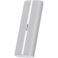 D-Link DSP-411 drevkabinet SSD kabinet Aluminium M.2, Drev kabinet Hvid, SSD kabinet, M.2, M.2, 40 Gbit/sek., USB-tilslutning, Aluminium