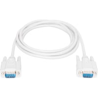 Digitus Serielt datatransfer tilslutningskabel, D-Sub9 (stik) > D-Sub9 (stik) Beige