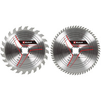 EINHELL Sæt af HM-klingesave, Ø 250 x 30mm, 3,2mm, 24 tænder / 60 tænder, Savklinge sæt 