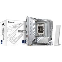GIGABYTE B860I AORUS PRO ICE bundkort Intel B860 LGA 1851 (Socket V1) mini ITX Sølv, Intel, LGA 1851 (Socket V1), Intel Core Ultra (Serie 1), Intel Core Ultra (Series 2), LGA 1851, DDR5-SDRAM, 128 GB