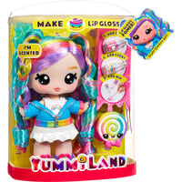 MGA Entertainment Yummiland Large Doll + Lipgloss Pet- Rainbow (Skyler Rainbow Belt), Dukke Stor dukke, Hunstik, 4 År, Dreng/Pige, 250 mm, Flerfarvet
