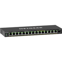Netgear 16-Port High-Power PoE+ Gigabit Ethernet Plus Switch (231W) with 1 SFP port (GS316EPP) Administreret Gigabit Ethernet (10/100/1000) Strøm over Ethernet (PoE) Sort Sort, Administreret, Gigabit Ethernet (10/100/1000), Fuld duplex, Strøm over Ethernet (PoE)