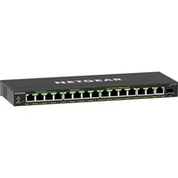 Netgear GS316EPP Administreret Gigabit Ethernet (10/100/1000) Strøm over Ethernet (PoE) Sort, Switch Sort, Administreret, Gigabit Ethernet (10/100/1000), Fuld duplex, Strøm over Ethernet (PoE)