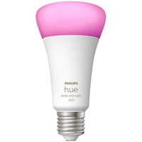 Philips Hue A67 - E27 pære - 1600lm - 1-pak, LED-lampe Philips Hue White and Color ambiance A67 - E27 pære - 1600lm - 1-pak, Smart pære, Hvid, Bluetooth/Zigbee, LED, E27, 2000 K