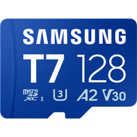 Samsung T7 microSDXC 128 GB, Hukommelseskort Blå