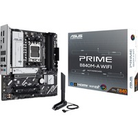 ASUS PRIME B840M-A WIFI AMD B840 Sokkel AM5 micro ATX, Bundkort AMD, Sokkel AM5, AMD Ryzen 7000 Series, AMD Ryzen 8000 Series, AMD Ryzen 9000 Series, Sokkel AM5, DDR5-SDRAM, 192 GB