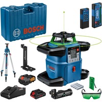 Bosch GRL 650 CHVG Rotationsniveau 70 m 500-540 nm (< 10mW), Roterende laser Blå, 70 m, 1,5 mm/m, 360°, 650 m, 600 rpm, Horisontal/vertikal
