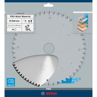 Bosch PRO Multi Material rundsavklinge, Ø 260mm, 80 tænder 