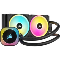 Corsair iCUE LINK H100i RGB Renoveret, Vandkøling Sort