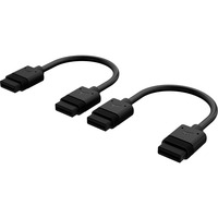 Corsair iCUE LINK kabel, 100mm, lige Sort
