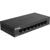 D-Link DGS-108GL Ikke administreret Gigabit Ethernet (10/100/1000) Sort, Switch Ikke administreret, Gigabit Ethernet (10/100/1000)