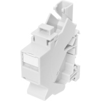 Digitus Keystone kabinet til DIN-skinne montering, IP20, Boliger Hvid