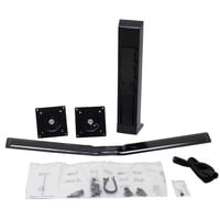 Ergotron WorkFit Dual-Monitor-Kit, Skærmbeslag Sort