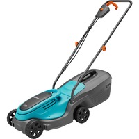 GARDENA Batteridrevet plæneklipper PowerMax 30/18V P4A solo, 18Volt Sort/Turkis