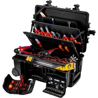 KNIPEX Værktøjskasse "Robust45 Move" Elektrisk, 63 dele, Værktøjssæt Sort