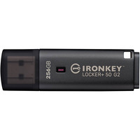 Kingston IronKey Locker+ 50 G2 256 GB, USB-stik antracit