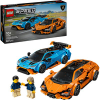 LEGO Speed Champions Lamborghini Revuelto og Huracán STO, Bygge legetøj Byggesæt, 10 År, Plast, 607 stk, 692 g