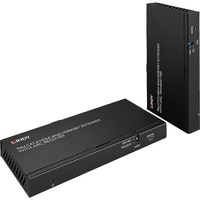 Lindy 38349 AV forlænger AV sender & modtager Sort, HDMI-udvidelse forlænger Sort, 3840 x 2160 pixel, AV sender & modtager, 70 m, Ledningsført, Sort, HDCP