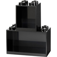 Room Copenhagen LEGO Regal Brick Shelf 8+4, Set, Hylde Sort
