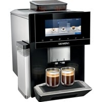 Siemens EQ.900 TQ905R09 kaffemaskine Fuld-auto Espressomaskine 2,3 L, Kaffe/Espresso Automat Sort/Sølv, Espressomaskine, 2,3 L, Kaffebønner, Indbygget kværn, Sort, Rustfrit stål