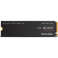 WD Black SN770 M.2 1000 GB PCI Express 4.0 NVMe, Solid state-drev Sort, 1000 GB, M.2, 5150 MB/s