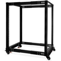 Alphacool Åbent rammeserverrack ES 19", Rack server kabinet Sort