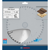 Bosch 2 608 640 432 Ikke kategoriseret, Savklinge Træ, 21,6 cm, 3 cm, 1,4 mm, 2 mm, ATB (alternativ topfas)