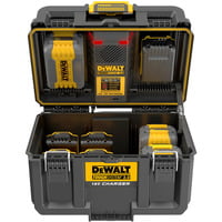 DEWALT ToughSystem 2.0 Opladerboks, Ladestation Sort