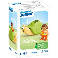 PLAYMOBIL Junior: Gyngesnegl med raslefunktion, Bygge legetøj 