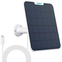 Reolink Solar Panel 2 Solpanel Hvid, Solpanel, Udendørs, Sort, Hvid, Reolink, Væg, IP65