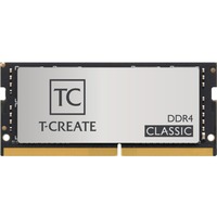 Team Group T-CREATE CLASSIC hukommelsesmodul 8 GB 1 x 8 GB DDR4 2666 Mhz Sølv, 8 GB, 1 x 8 GB, DDR4, 2666 Mhz, 260-pin SO-DIMM