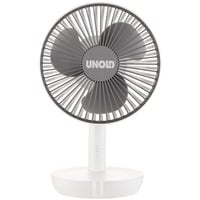 Unold Breezy, Blæser Hvid/grå, Husholdning ventilator, Grå, Hvid, Bord, Plast, Knapper, Hvid