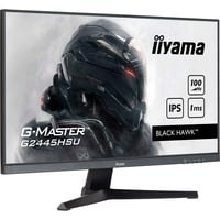 iiyama G-MASTER G2445HSU-B2 computerskærm 60,5 cm (23.8") 1920 x 1080 pixel Fuld HD LCD Sort, Gaming Skærm Sort (mat), 60,5 cm (23.8"), 1920 x 1080 pixel, Fuld HD, LCD, 1 ms, Sort