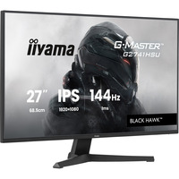 iiyama G-MASTER G2741HSU-B1 computerskærm 68,6 cm (27") 1920 x 1080 pixel Fuld HD Sort, Gaming Skærm Sort (mat), 68,6 cm (27"), 1920 x 1080 pixel, Fuld HD, Sort