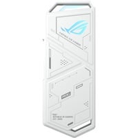 ASUS ROG Strix Arion White Edition SSD kabinet Hvid M.2, Drev kabinet Hvid, SSD kabinet, M.2, M.2, PCI Express, 10 Gbit/sek., USB-tilslutning, Hvid