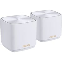 ASUS ZenWiFi XD5 (W-2-PK) Dual-band (2,4 GHz / 5 GHz) Wi-Fi 6 (802.11ax) Hvid Intern, Router Hvid, Hvid, Intern, Mesh-router, Strøm, 325,1 m², Dual-band (2,4 GHz / 5 GHz)