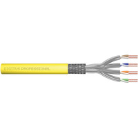 Digitus Professionelt Cat.7a S/FTP installationskabel simplex, Cca Gul