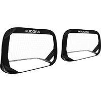 HUDORA Pop Up fodboldmål 2-pak, Fodbold mål Sort