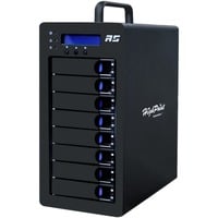 HighPoint RocketStor 6438S External SAS/SATA JBOD Tower, Drev kabinet Sort