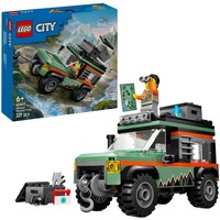 LEGO City Firhjulstrukket bjerg-offroader, Bygge legetøj Byggesæt, 6 År, Plast, 221 stk, 339 g