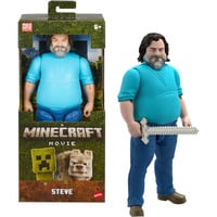 Mattel MINECRAFT Steve Large Scale Figure, Spil figur Minecraft Steve Large Scale Figure, 6 År, Flerfarvet, Plast