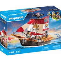 PLAYMOBIL Pirates Lille Piratskib, Bygge legetøj 